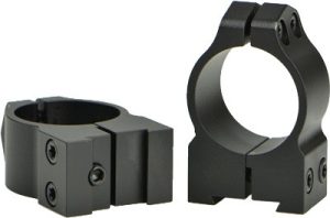 Warne Rings 1" CZ 527 Medium Matte Finish Weight