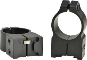 Warne Ruger High Rings 1" Matte Alloy
