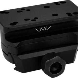 Warne MSR Red Dot Riser - Black Alloy Construction