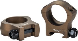Warne Mountain Tech 1" Scope Rings - Medium Burnt Bronze