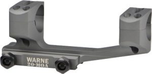 Warne X-Skel Mount 34mm 20MOA Tactical Gray