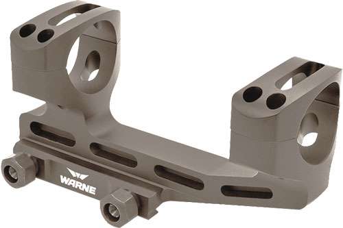 Warne X-Skel 1.9" Super High Scope Mount - Dark Earth, 30mm Picatinny Rail