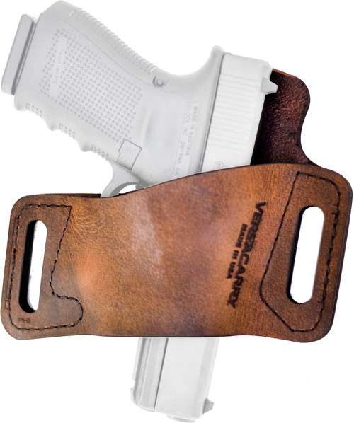 Versacarry Protector S1 OWB RH Distressed Brown Sub-Compact Holster