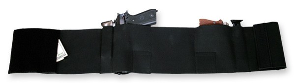 X-Large Holster for 2 Guns & 2 Mags - Black Concealed Carry Solution