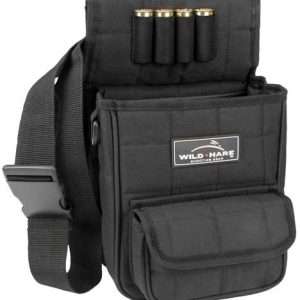 Peregrine Outdoors Wild Hare Deluxe Shot Shell Pouch Black - Premium Clay Target Shooting Accessory