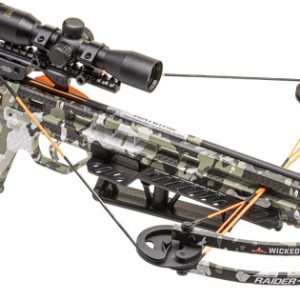 Wicked Ridge Xbow Raider 400 Crossbow - 400 FPS Speed, Rope Sled De-Cock