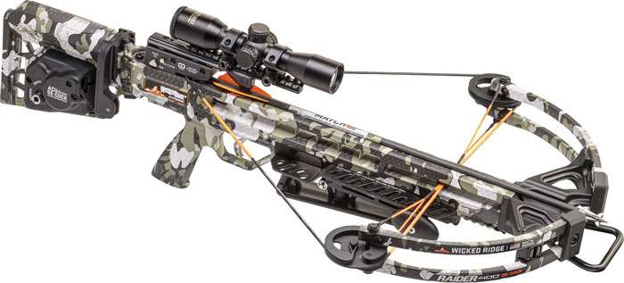 Wicked Ridge Xbow Raider 400 Crossbow ACUDRAW DE-COCK 400FPS XT