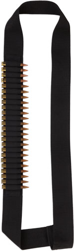 Bulldog Rifle Ammo Bandolier - Holds 24 Cartridges, Black