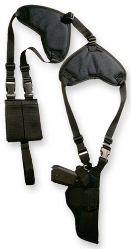 Bulldog Deluxe Vertical Shoulder Holster for 3.5-5" Barrels