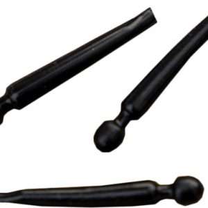Black Sheer Pins 12 Pack - Premium Archery Accessory