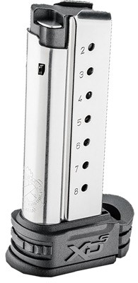 LUGER 8RD W/BLK SLEEVES 1&2 - Springfield Magazine XDS 9mm