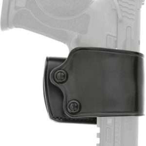 Galco Yaqui Belt Slide Holster for RH 1911's up to 5" - Black Leather