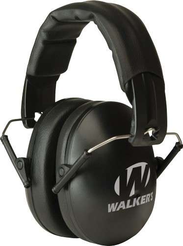 Walkers Youth/Women 23dB Black Earmuff - Shooting Passive