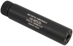 Guntec AR15 Slip Over Fake Muzzle Brake - T6 Aluminum, Reverse Threaded, Easy Installation