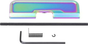 Guntec AR15 Ejection Port Dust - Rainbow PVD Coated