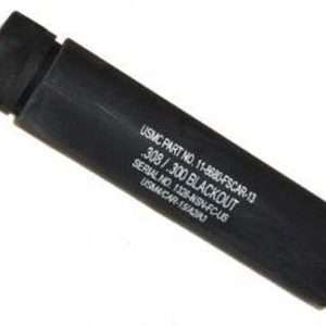 Guntec AR308 Fake Suppressor 5.5" Black 5/8x24 Threads