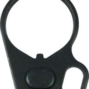 Guntec AR15 Single Point Sling Adapter - Black, Steel, M4