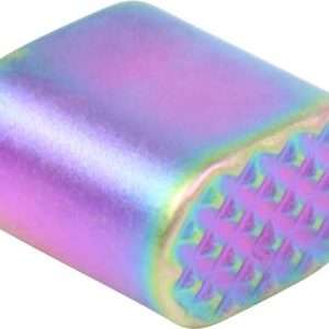 Guntec AR15 Extended Mag Button Rainbow PVD Coated