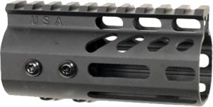 Guntec Ultra Light Handguard 4" M-LOK Black - 6.2 oz