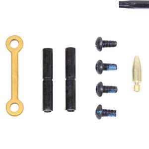 Guntec AR15 Anti Rotation Pin Set Anodized Gold