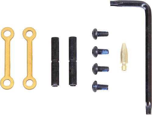 Guntec AR15 Anti Rotation Pin Set Anodized Gold