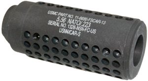 Guntec AR15 Fake Suppressor Black SOCOM MINI 1/2X28 TPI