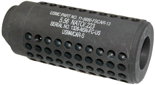 Guntec AR15 Fake Suppressor Black SOCOM MINI 1/2X28 TPI
