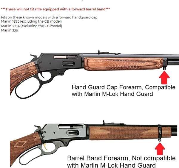 MI Handguard Marlin 1895/1894 Lightweight 6061 Aluminum
