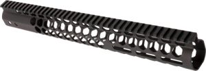 Guntec Air Lite Handguard - 15" Honeycomb M-LOK Black