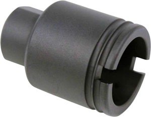 Guntec AR9 Flash Can Stubby - Black Muzzle Brake