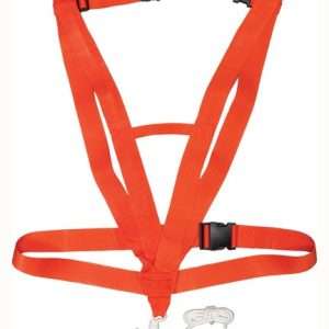 HS DEER DRAG DELUXE BODY HARNESS STYLE SAFETY ORANGE