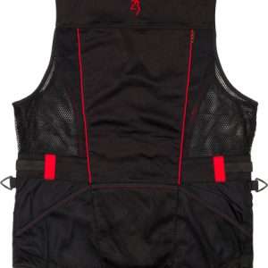 BROWNING ACE SHOOTING VEST R-HAND 2XL BLACK/RED TRIM