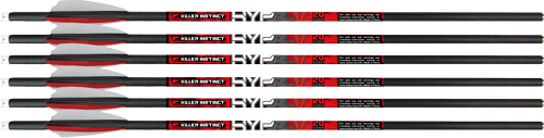 KILLER INSTINCT HYPR-V XBOW BOLTS 20" 6-PACK