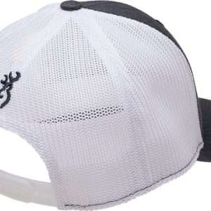 BROWNING CAP MUSTANG 110 MESH BACK REC FLAG PATCH NAVY