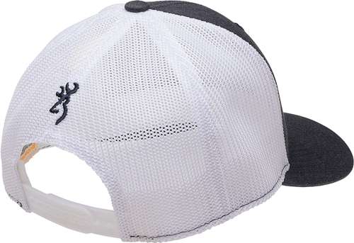 BROWNING CAP MUSTANG 110 MESH BACK REC FLAG PATCH NAVY