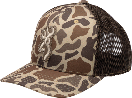 BROWNING CAP FLASHBACK 110MESH BACK REC PATCH TAN CAMO - Image 2