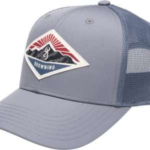 BROWNING CAP RISER 110 MESH BACK MOUNTAIN PATCH GRAY*