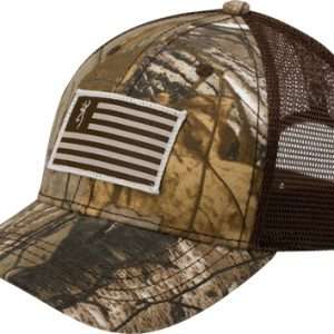 BROWNING CAP PATRIOT FLAG/BUCK MARK PATCH REALTREE XTRA ADJ
