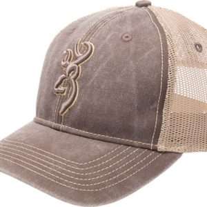 BROWNING CAP COLCORD MESH BACK BROWN OSFM*
