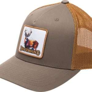 BROWNING CAP CHASE SNAPBACK DEER MAJOR BROWN OSFM*