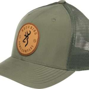 BROWNING CAP SELMAN LEATHER CIRCLE PATCH GREEN