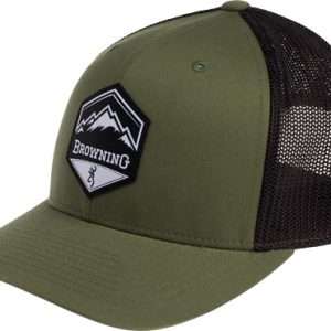 BROWNING CAP MOUNTAIN BUCK LOGO LODEN W/PATCH BM LOGO ADJ