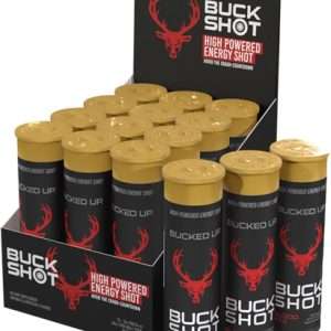 BUCKED UP 2OZ ENERGY SHOTS BLOOD RAZ 2-12 PACKS