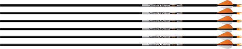 EASTON AXIS 5MM SPT 400 W/HO 6-PACK W/ 2" BLAZER VANES