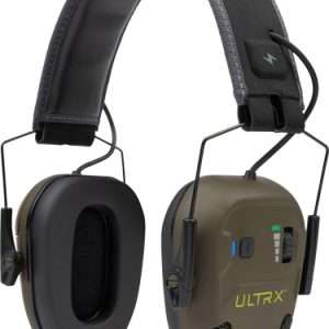 ULTRX BIONIC FUSE ION E-MUFF BLUETOOTH EARMUFF 22db OLIVE<