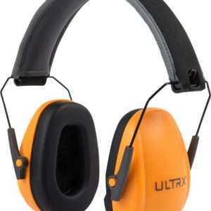 ULTRX SLIM PROFILE EARMUFF YOUTH/LADIES ORANGE