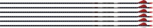EASTON ARROW 5MM FMJ 500 6-PACK W/ 2" BLAZER VANES