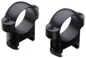 BURRIS ZEE RINGS 1" LOW STEEL MATTE