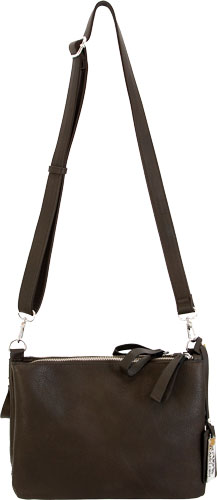 CAMELEON IRIS CONCEALED CARRY PURSE-CROSS BODY STYLE BROWN - Image 3