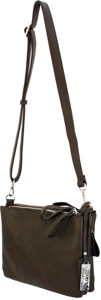CAMELEON IRIS CONCEALED CARRY PURSE-CROSS BODY STYLE BROWN